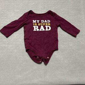 Carter's Burgundy Baby Top